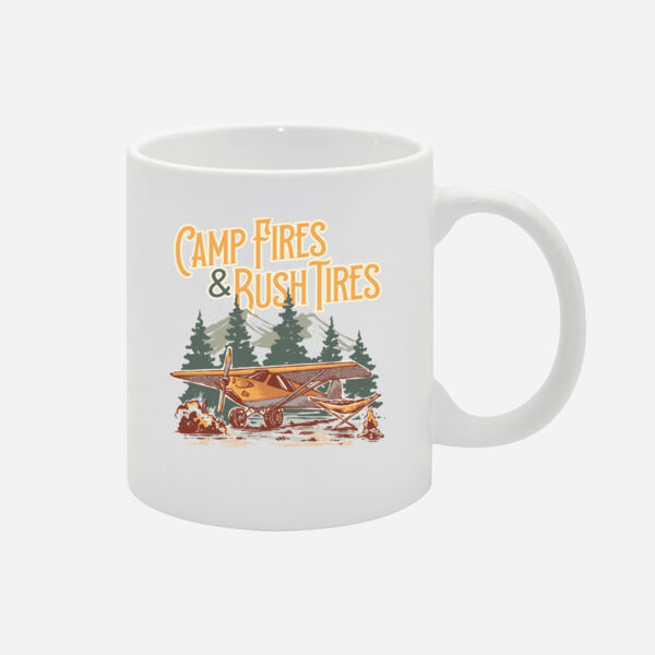Camp Fires & Bush Tires Ceramic Mug Thumbnail