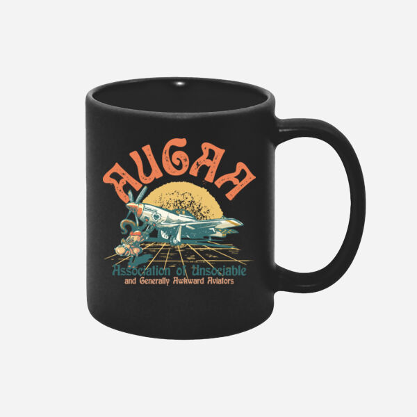AUGAA Black Ceramic Mug Thumbnail