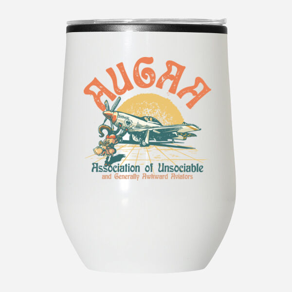 AUGAA Stemless Wine Tumbler with Lid Thumbnail